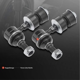 Frankberg 2 x Front Axle Coupling Rod Compatible with Astra F 56 57 T92 53 B 51 52 1991-2005 Astra MK III T92 F 1991-2001 All Engines Replace# K80449