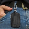 AdiStylinno Car Key Fob Case, PU Leather Key Holder with