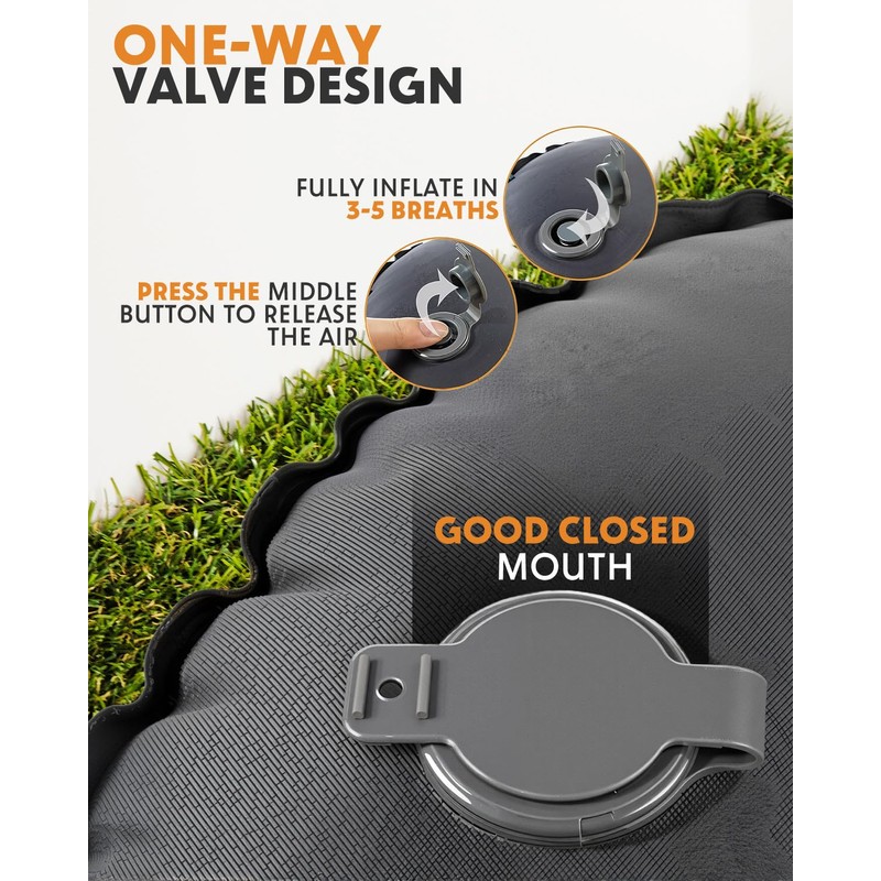 Olutula 2Pack Inflatable Camping Pillows, Camping Pillow for Neck and