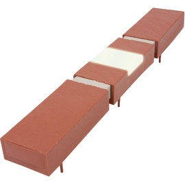 Let's Edge It! Decorative Plastic Brick Edging with 4 Built-In Solar Lights, Terra Cotta, 20-Foot Kit - Argee RG820S,Orange
