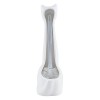 Allure Home Creation 3-Piece Ceramic White Cat Toilet Brush Holder