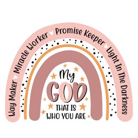 GODLY WORSHIP My God That is Who You Are Keychain Waymaker Faith Scripture Acrylic Keychain Motivational Christian Religious Keychains For Bag Purse Backpack Keyrings Gifts For Men Women