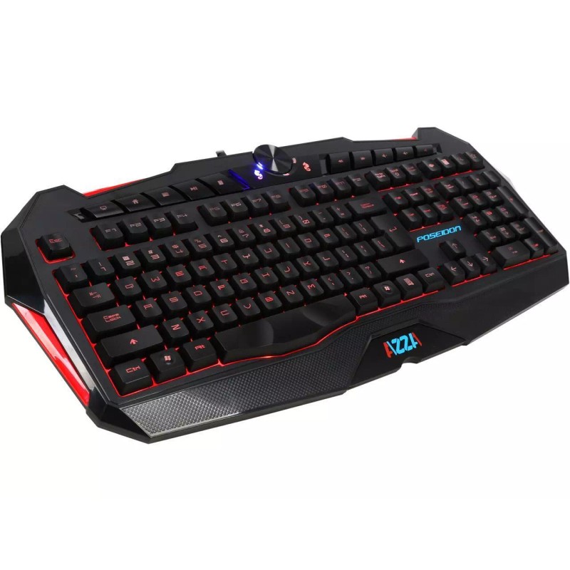 Azza NEW AZZA Poseidon PC Gaming Keyboard w/ Adj. RED