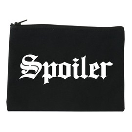 FASHIONISGREAT Spoiler Goth Cosmetic Makeup Bag Black Medium
