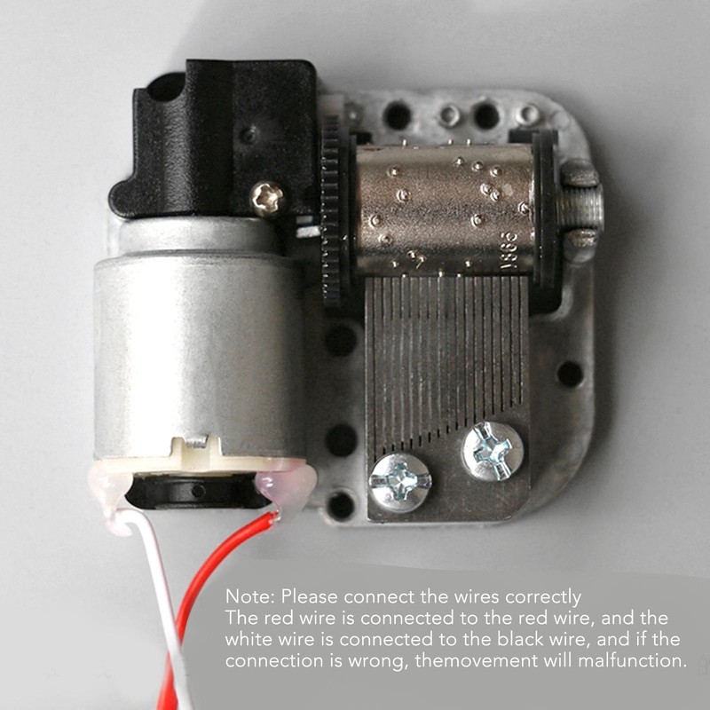18 Note Musical Mechanism Movement Battery Powered Stress Relief DIY