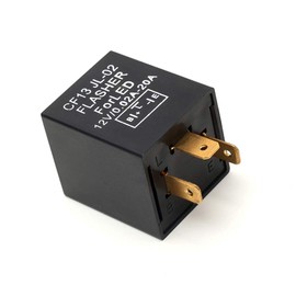 3 Pin Turn Signal Flasher Relay, Fits LED Electronic Turn Signal & Hazard Warning, Perfect 12V Replacement