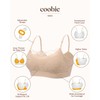 Coobie Seamless Lace Coverage Bra,Light Nude,Large