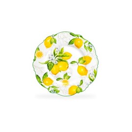Gracie China Shop Grace Teaware Lemon Garden Fine Porcelain Dessert Salad Plate (1)
