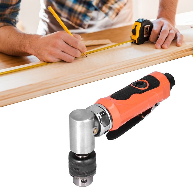 Pneumatic Drill Air Angular Drilling Machine 90° 1/4in 6mm Elbow