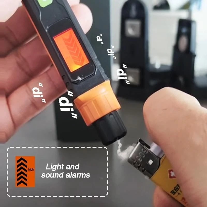 zangang Natural Gas Leak Detector, Portable Gas Sniffer with Audible