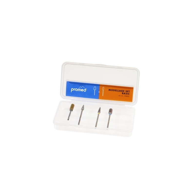 Promed Basic Sanding Body Set, 4 Abrasive Boards for False