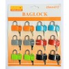 12 Pieces Small Padlocks, Multicolour Coated Metal Lock with Key
