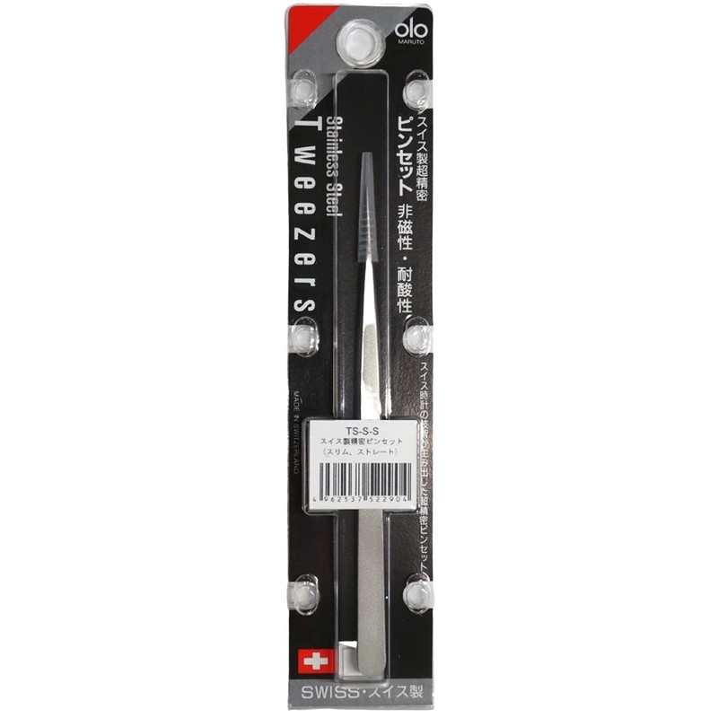 KEIBA TS-S-S Precision Tweezers Slim Straight
