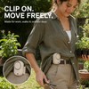 Portable Mini Bladeless Clip-On Fan, 3-Speed USB-C Rechargeable Wearable Shirt