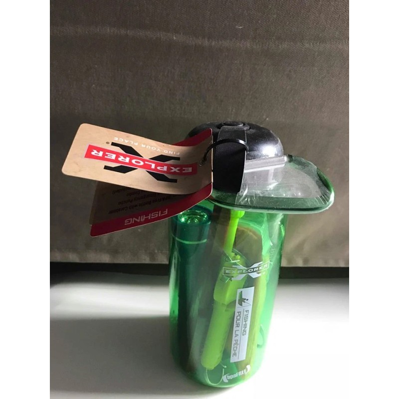 Explorer Fishing Bottle Kit ( 7 pieces ) Poncho scale
