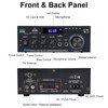 Bluetooth Stereo Amplifier Home Audio 300 Watts x2 Mini Speaker