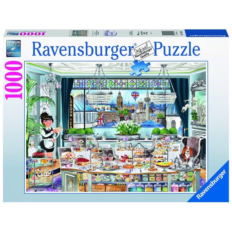 1000 Piece Jigsaw Puzzle London Tea Party Ravensburger 17274 0