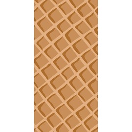 CafePress Ice Cream Waffle Cone Pattern 30"x60" Absorbent, Soft Beach Towel