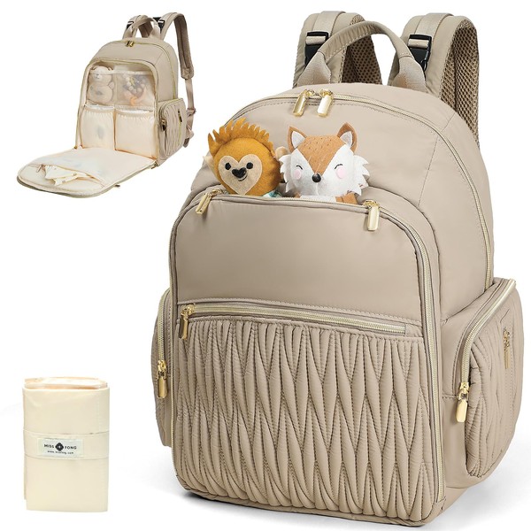 miss fong Diaper Bag Backpack - Baby Diaper Bag with