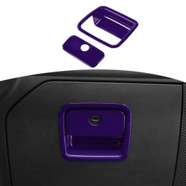 RT-TCZ for Jeep JL Glove Box Compartment Latch Handle Trim Cover for Jeep Wrangler JL JLU Gladiator JT 2018-2024 Purple Interior Accessories