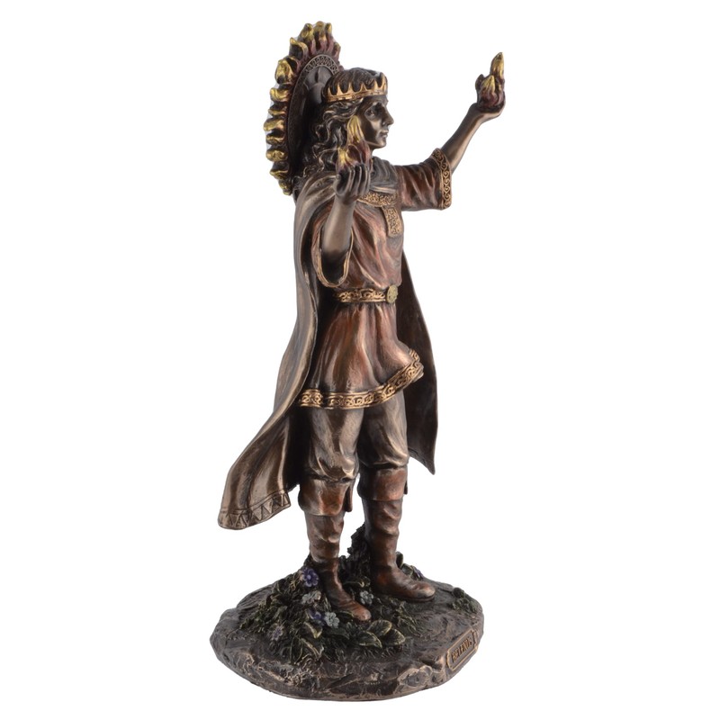 Belenus Celtic God of Sun and Fire - Bronzed by