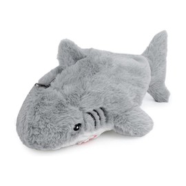 Plush Pen Case, Cute Shark Plush Pencil Case, Convenient, Dustproof, Durable, Lightweight, Animal Pen Case, Large Capacity, Pencil Case, Cosmetic Pouch, Accessory Storage, Writing Supplies, Multi-functional, Elementary School, Boys, Girls, High School St