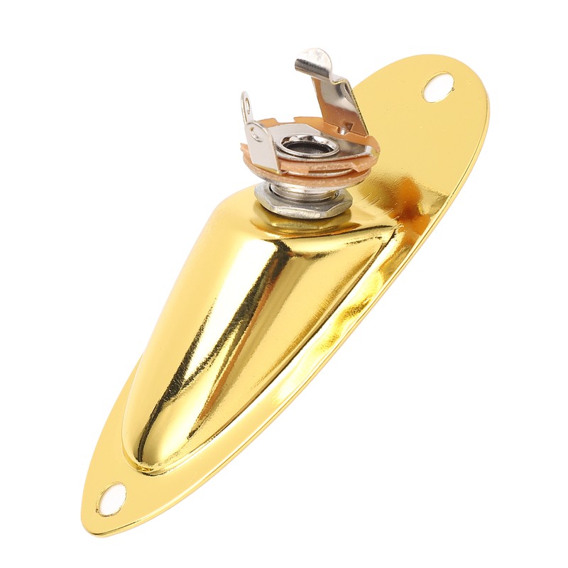 Guitar Input Jack Boat Style 6.35mm Metal Electric Guitar Input
