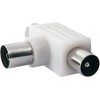 Schwaiger ASV25532 2x Plug-In Connector Splitter White