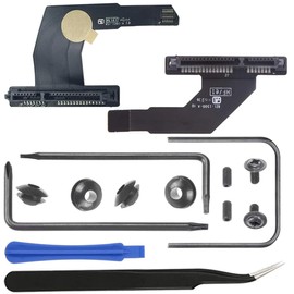ZHUROUPU 15 Pcs 821-1501-A Second Hard Drive Cable Upgrade Kit SSD Replacement for Mac Mini A1347 2010 2011 2012 2014, 821-1500-A SATA Hard Drive Cable for Mac Mini A1347-Disassembly tool set