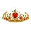 Widmann 09787 Children's Tiara with Gemstones Gold/Red One Size