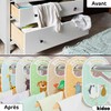 kidoo - Size Dividers for Baby Clothes, Pack of 18