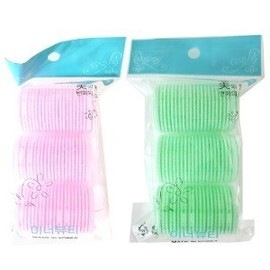 Inner Beauty Magic Hair Rollers 3P Large - Root Volume & Bang Styling Roller Pink 5ea