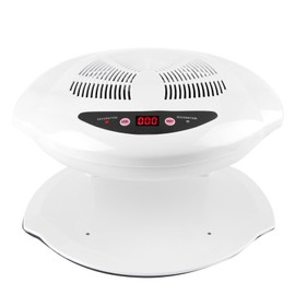 Air Nail Dryer, 2 in 1 400W Cool Warm Nail Air Blow Fan Nail Drying Machine Automatic Sensor Nail Polish Dryer Nail Art Manicure Tool for Salons or Home Use White