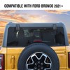 Jimen Compatible with Ford Bronco 2021-2023, 3PCS Tailgate Rear Window