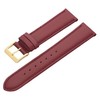 MARCHEL Smooth Leather Genuine Leather LLB Clasp in Gold Leather