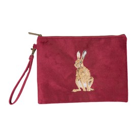 Wrendale Designs by Hannah Dale 'Golden Hour' Hare Embroidered Pouch
