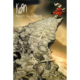 Korn - Music Poster (Follow The Leader - Album Cover) (Size: 24" x 36")