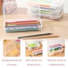 ZHYUAN Pack of 6 Stackable Storage Boxes, Stackable Pens Box