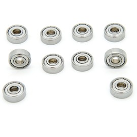 PROtastic® 10pcs 608ZZ 22x8x7mm Metal Sealed Single Row Deep Groove Ball Bearing