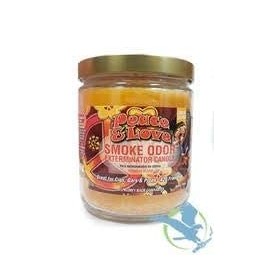 Smoke Odor Exterminator 13 oz Jar Candles Peace & Love