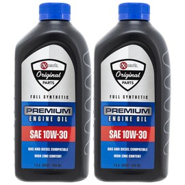 Exmark 135-2566 Engine Oil 10W-30 Full Synthetic Quart Bottle 2 Pack