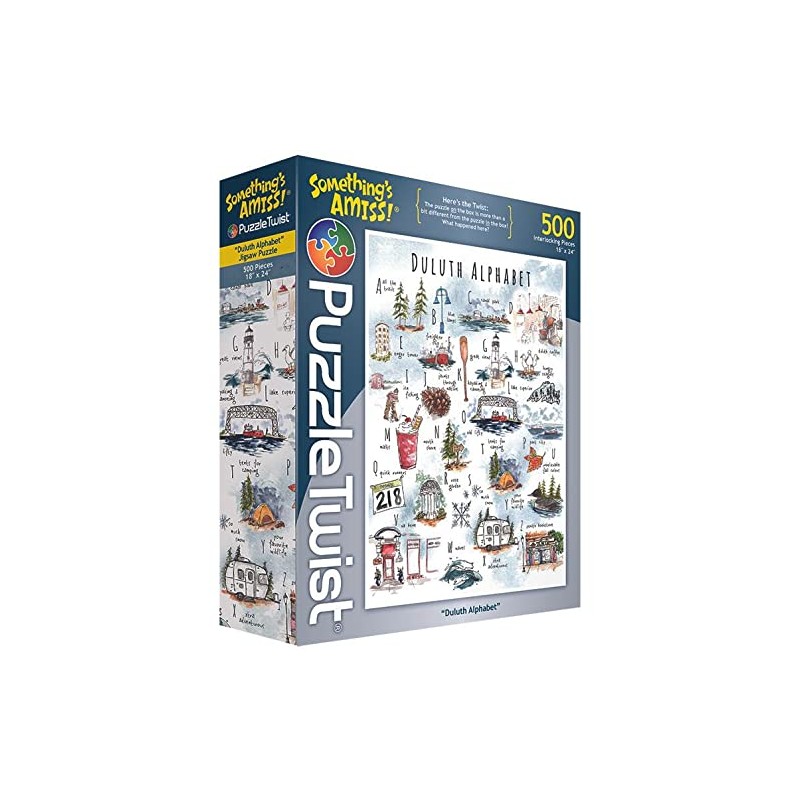 PuzzleTwist Jigsaw Puzzle | Duluth Alphabet | Something's Amiss! Series