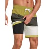 Nonwe Men's Swim Trunks 2 in 1 Bathing Suit Quick