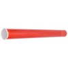 Long Pipe Bird Feeder Red Transparent Outdoor Bird Feeder Tube