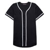 EALER BJ80 Series Mens Baseball Jersey Button Down Shirts Short