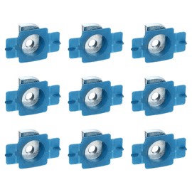 uxcell 30 Pcs Nylon Strut Cone Nut, M8x1.25mm Nylon Channel Squeeze Nut with Twist Tab for Strut Channel Support Systems Solar Panels Mounting