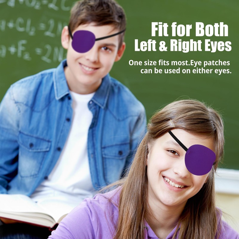 2 Pcs Single Eye Patch, Adjustable Eye Patch for Amblyopia,
