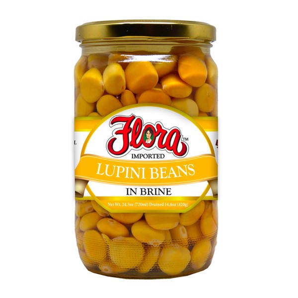 Lupini Beans in Brine (6 pack) 24.3oz Jars