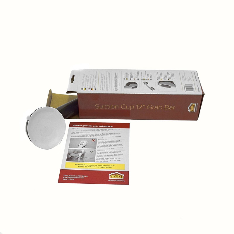 Ability Superstore Suction Grab Bar- Pack of 2