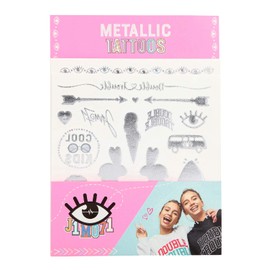 Depesche 10373 - Tattoos mit Metallic Effekt, Lisa und Lena J1MO71, über 30 Tattoos